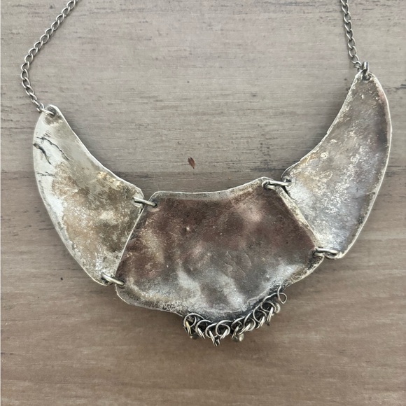 Vintage Silver Necklace with Multicolor Stones - Picture 5 of 7